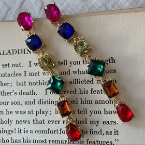 NWOT Multicolor Dangle Earrings.